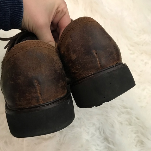 Wolverine brown leather lace up shoes EUC - Picture 5 of 8